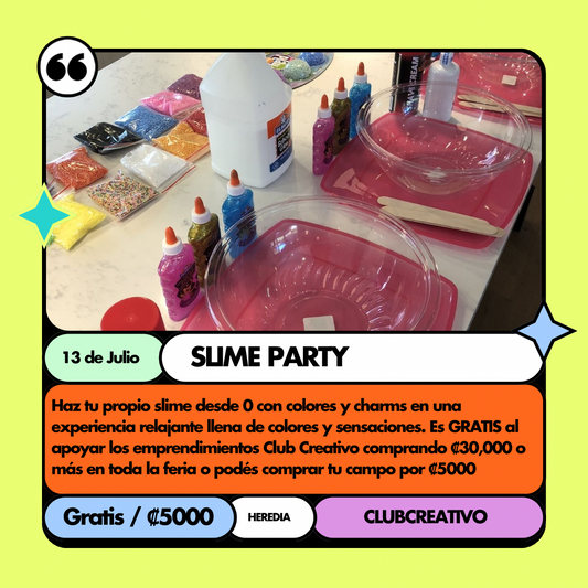 SLIME PARTY Heredia